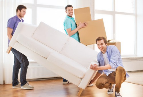 Furniture pick-up arranged for a property clearance in Holland Park