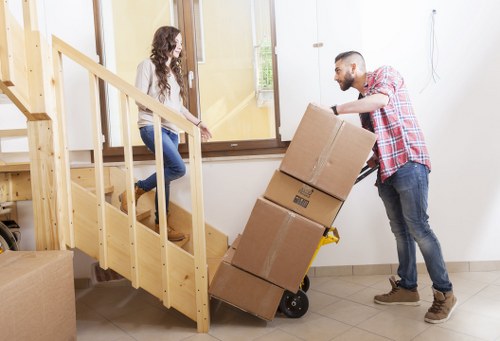 Packing and furniture handling for a home removal in Holland Park